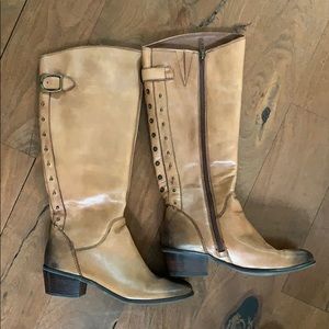 Tan Lucky Brand Riding Boots (8.5)
